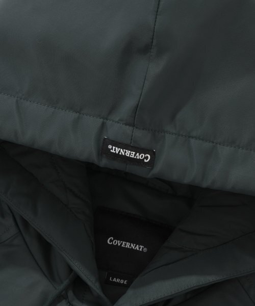 COVERNAT（カバーナット）の「スポーツクラブ フードパーカー コーチジャケット グリーン（ナイロンジャケット・レディース・その他・MEDIUM/LARGE/SMALL/X-LARGE）」の6枚目の写真