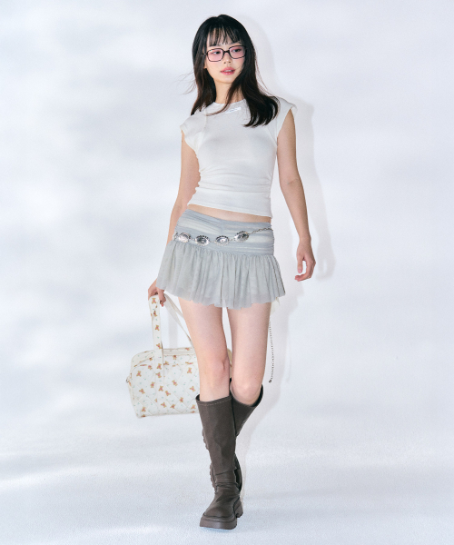 ZEROPLANET（ゼロプラネット）の「エリセミスリーブレス [IVORY]（Tシャツ/カットソー・レディース・その他・FREE）」の3枚目の写真