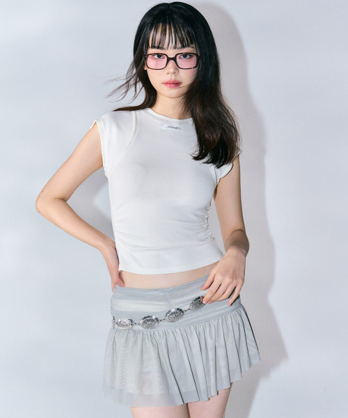 ZEROPLANET（ゼロプラネット）の「エリセミスリーブレス [IVORY]（Tシャツ/カットソー・レディース・その他・FREE）」の4枚目の写真