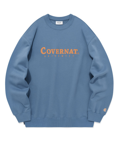 COVERNAT(カバーナット)の「アセンティックロゴスウェットブルー(スウェット・レディース・その他・LARGE/MEDIUM/SMALL/X-LARGE)」の1枚目の写真