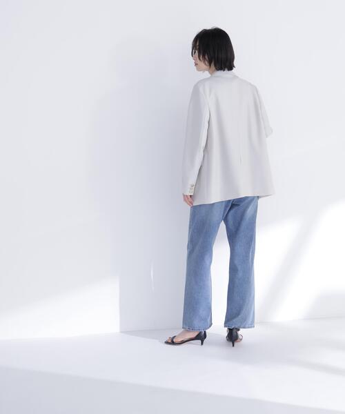 NATURAL BEAUTY BASIC(ナチュラルビューティーベーシック)の「◇ダブルブレスト SETUP ボクシージャケット(テーラードジャケット・レディース・ベージュ系その他/ネイビー/ピンク系その他/オフホワイト・MEDIUM/SMALL)」の20枚目の写真