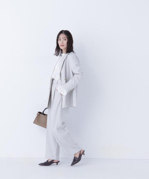 NATURAL BEAUTY BASIC(ナチュラルビューティーベーシック)の「◇ダブルブレスト SETUP ボクシージャケット(テーラードジャケット・レディース・ベージュ系その他/ネイビー/ピンク系その他/オフホワイト・MEDIUM/SMALL)」の13枚目の写真