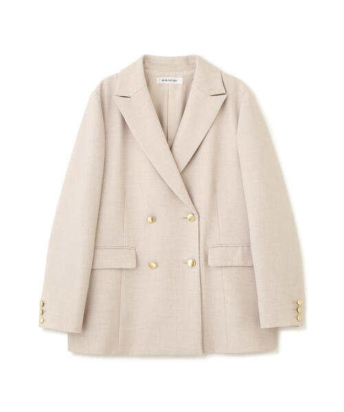 NATURAL BEAUTY BASIC（ナチュラルビューティーベーシック）の「◇ダブルブレスト SETUP ボクシージャケット（テーラードジャケット・レディース・ベージュ系その他/ネイビー/ピンク系その他/オフホワイト・MEDIUM/SMALL）」の21枚目の写真