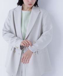 NATURAL BEAUTY BASIC（ナチュラルビューティーベーシック）の「◇ダブルブレスト SETUP ボクシージャケット（テーラードジャケット）」