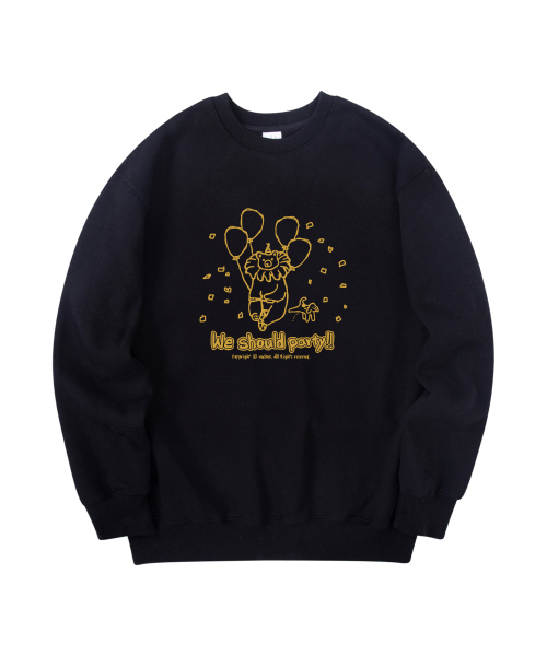 RADINEO(ラディネオ)の「パーティーベア スウェット ブラック(スウェット・メンズ・その他・MEDIUM/LARGE/X-LARGE)」の1枚目の写真