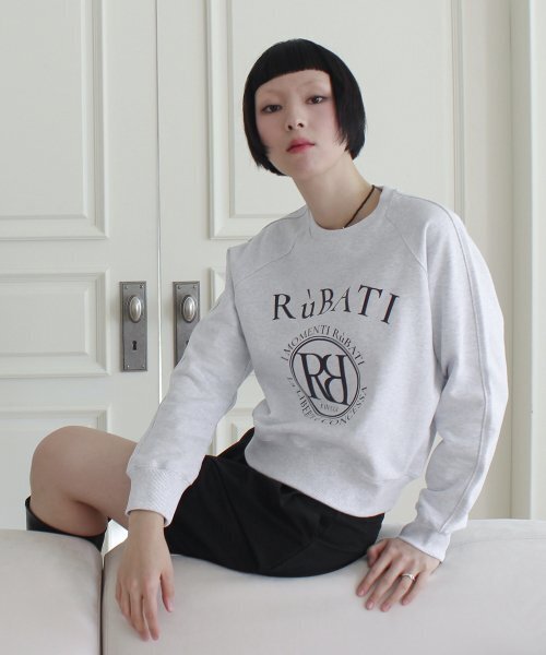 RUBATI(ルバティ)の「アークルバティ スウェットシャツ (アイスメランジ)(スウェット・レディース・その他・size2/size1)」の2枚目の写真