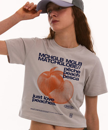 ピーチクロップTシャツ(ベージュ)