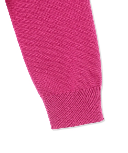 A/C DESIGN BY ALPHA CUBIC(エーシーデザインバイアルファキュービック)の「ベーシックニットプルオーバー(ニット/セーター・レディース・ピンク/ライトグレー/ブルー/ブラック・M/L)」の14枚目の写真