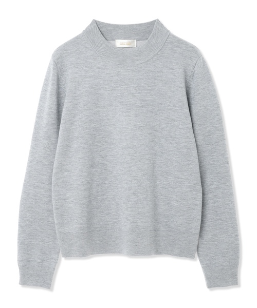 A/C DESIGN BY ALPHA CUBIC(エーシーデザインバイアルファキュービック)の「ベーシックニットプルオーバー(ニット/セーター・レディース・ピンク/ライトグレー/ブルー/ブラック・M/L)」の22枚目の写真