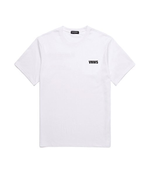 VANNWORKS(バンワークス)の「VNWSミニロゴ半袖Tシャツ (VS0008) ホワイト_ブラック(Tシャツ/カットソー・レディース・その他・LARGE/MEDIUM/SMALL/X-LARGE/XX-LARGE)」の1枚目の写真