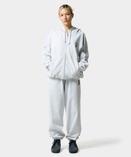 HUF（ハフ）の「MEGABLAST CAMO FLEECE PANT（スウェットパンツ・メンズ・ブラック/アッシュ・M/L/XL/S/XXL）」の9枚目の写真