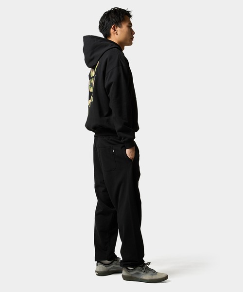 HUF（ハフ）の「MEGABLAST CAMO FLEECE PANT（スウェットパンツ・メンズ・ブラック/アッシュ・M/L/XL/S/XXL）」の7枚目の写真