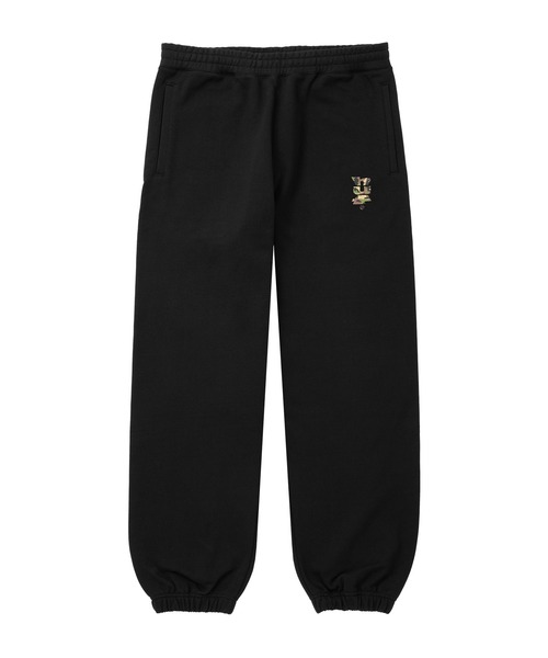 HUF（ハフ）の「MEGABLAST CAMO FLEECE PANT（スウェットパンツ・メンズ・ブラック/アッシュ・M/L/XL/S/XXL）」の14枚目の写真