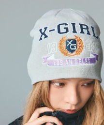 X-girl｜エックスガール（メンズ）のニットキャップ/ビーニー（グレー