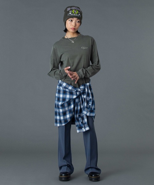 COLLEGE LOGO JACQUARD BEANIE（ニットキャップ/ビーニー）｜X-girl