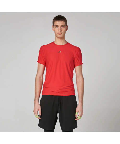 ATHPLATFORM(アスプラットフォーム)の「ナノクルートップ_レッド(Tシャツ/カットソー・メンズ・その他・LARGE)」の1枚目の写真