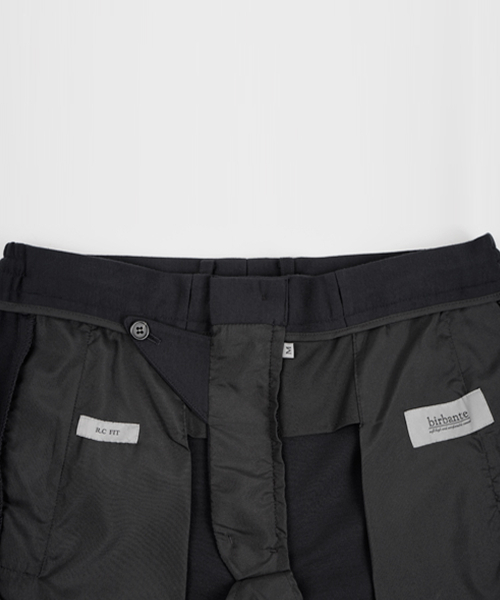 BIRBANTE(ビルバンテ)の「コンフォートストレッチ R.Cフィット セットアップスラックス - ブラック(スラックス・メンズ・ブラック・X-LARGE/SMALL/MEDIUM/LARGE)」の7枚目の写真