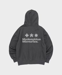 (zp) MM SYMBOL LOGO 2WAY ZIP-UP (CHARCOAL)