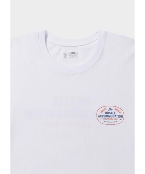 EXCURSE（エクスカース）の「ホステルロゴオーバーサイズ半袖Tシャツ（Tシャツ/カットソー・レディース・その他・FREE）」の3枚目の写真