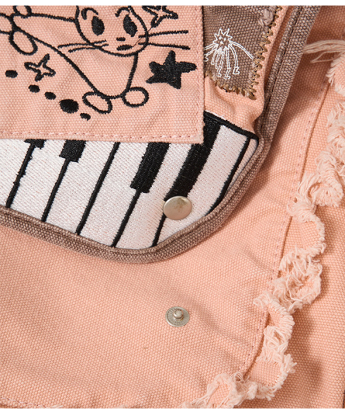 youthbath(ユースバース)の「Damage Washed Cross Bag_Coral(メッセンジャーバッグ・レディース・その他・OS)」の6枚目の写真