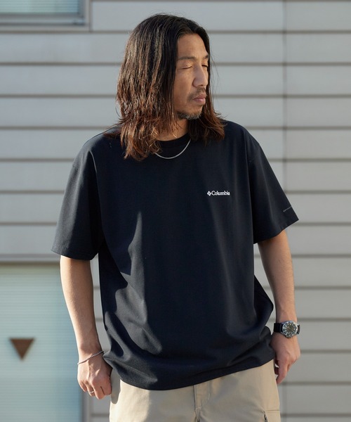 Columbia（コロンビア）の「Columbia/コロンビア Sunrize Strait OFZ Short Sleeve T-Shirts オムニフリーズゼロ グラフィックデザインＴシャツ 秋 秋服 2026年秋冬（Tシャツ/カットソー・メンズ・ホワイト/ブラック/グリーン・M/L/XL/S）」の17枚目の写真