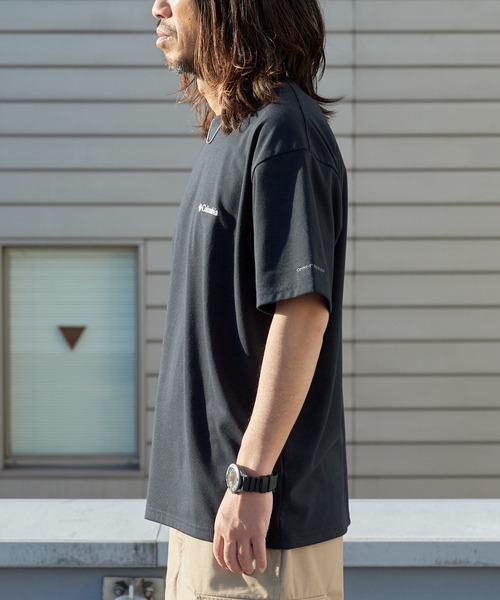 Columbia（コロンビア）の「Columbia/コロンビア Sunrize Strait OFZ Short Sleeve T-Shirts オムニフリーズゼロ グラフィックデザインＴシャツ 秋 秋服 2026年秋冬（Tシャツ/カットソー・メンズ・ホワイト/ブラック/グリーン・M/L/XL/S）」の11枚目の写真