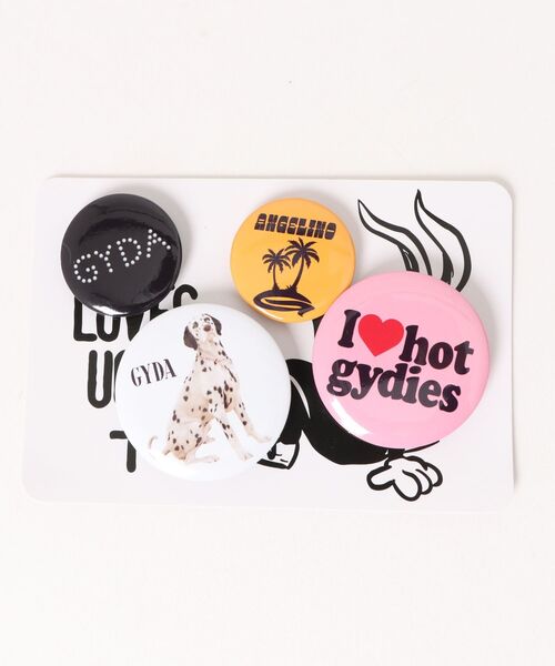 GYDA（ジェイダ）の「GYDA(ジェイダ)ボストンバッグ 缶バッジ付き GY-B446 カジュアル（ボストンバッグ・レディース・ブラック・FREE）」の12枚目の写真