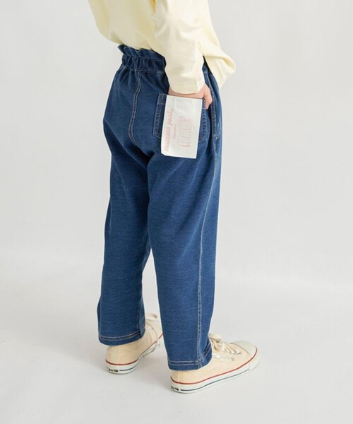 BRANSHES（ブランシェス）の「ソフトマカロンパンツ（その他パンツ・キッズ・ブルー/ピンクベージュ/ブラック/ラベンダー/グリーン・140/90/150/100/110/120/130/80）」の4枚目の写真