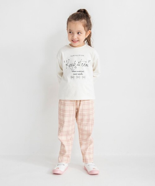 BRANSHES（ブランシェス）の「ソフトマカロンパンツ（その他パンツ・キッズ・ブルー/ピンクベージュ/ブラック/ラベンダー/グリーン・140/90/150/100/110/120/130/80）」の14枚目の写真