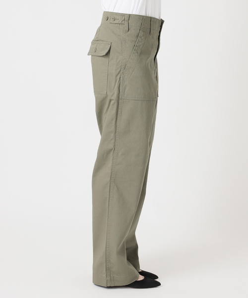 Spick & Span(スピックアンドスパン)の「《新色有り / 追加》ルーズベイカーパンツ(カーゴパンツ・レディース・ホワイト/ベージュ系その他/サファリグリーン/チャコールグレー・40/38/36/34)」の21枚目の写真