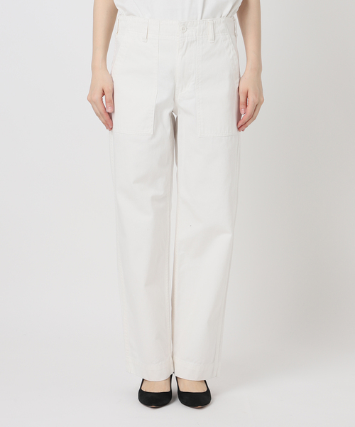 Spick & Span(スピックアンドスパン)の「《新色有り / 追加》ルーズベイカーパンツ(カーゴパンツ・レディース・ホワイト/ベージュ系その他/サファリグリーン/チャコールグレー・40/38/36/34)」の9枚目の写真