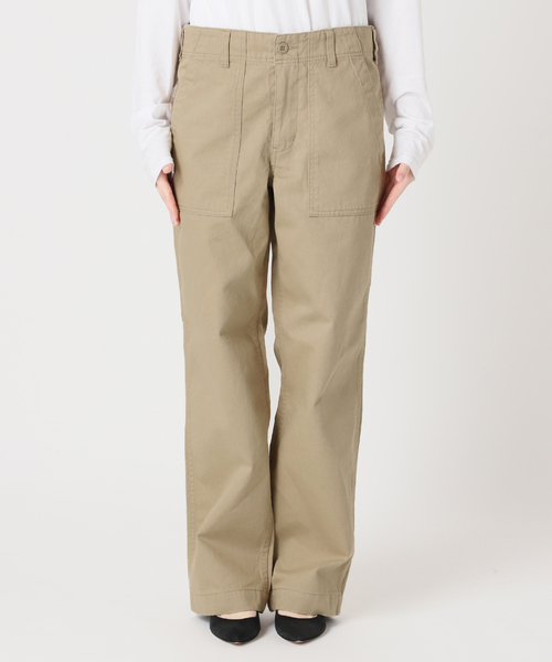 Spick & Span(スピックアンドスパン)の「《新色有り / 追加》ルーズベイカーパンツ(カーゴパンツ・レディース・ホワイト/ベージュ系その他/サファリグリーン/チャコールグレー・40/38/36/34)」の11枚目の写真