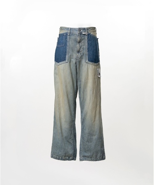 Maison MIHARA YASUHIRO(メゾンミハラヤスヒロ)の「Cut-Out Pocket Denim Pants(デニムパンツ・レディース・ホワイト/ブラック/インディゴブルー・38/36)」の3枚目の写真
