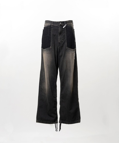 Cut-Out Pocket Denim Pants【公式通販】