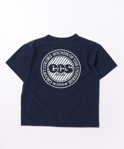 GROOVY COLORS（グルービーカラーズ）の「NEW JERSEY CLOTH Circle Logo Tee（Tシャツ/カットソー・キッズ・グレー・135/145）」の2枚目の写真