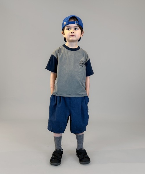 GROOVY COLORS（グルービーカラーズ）の「NEW JERSEY CLOTH Circle Logo Tee（Tシャツ/カットソー・キッズ・グレー・135/145）」の7枚目の写真