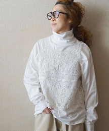 JOURNAL STANDARD LUXE | 《追加》レースMIXノースリーブブラウス（010/040）(シャツ/ブラウス)