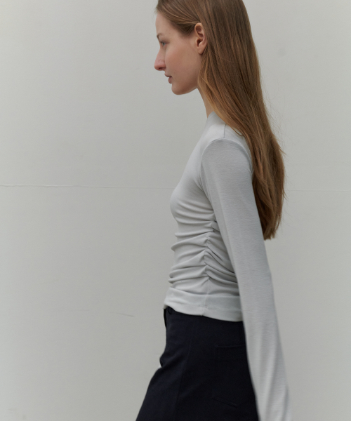 SO IR(ソイール)の「ONE SHOULDER T-SHIRT - MINT(Tシャツ/カットソー・レディース・その他・FREE)」の3枚目の写真