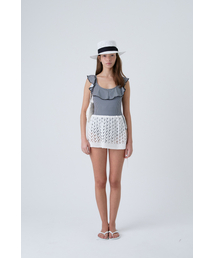 Sparse Knit Cover (Ivory)