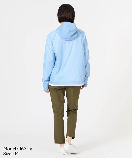 le coq sportif(ルコックスポルティフ)の「【はっ水】ポケッタブルUVカットウィンドジャケット(ナイロンジャケット・レディース・ベージュ/ネイビー/ブルー/グリーン・S/XL/L/M)」の22枚目の写真
