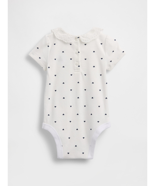 GAP(ギャップ)の「プリント ブラナンベア ピーターパン襟ボディスーツ (ベビー)(ロンパース・キッズ・ホワイト×ブルー・50cm/60cm/70cm/80cm/90cm)」の3枚目の写真