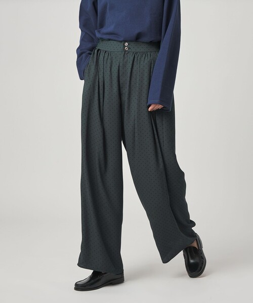 Steven Alan（スティーブンアラン）の「＜Steven Alan＞ドット プリント ワイドパンツ（その他パンツ・レディース・ダークグレー/ブラック・S/M/L）」の11枚目の写真