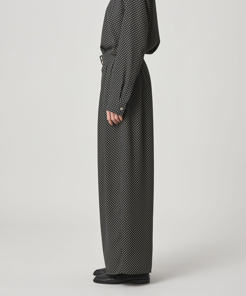 Steven Alan（スティーブンアラン）の「＜Steven Alan＞ドット プリント ワイドパンツ（その他パンツ・レディース・ダークグレー/ブラック・S/M/L）」の13枚目の写真