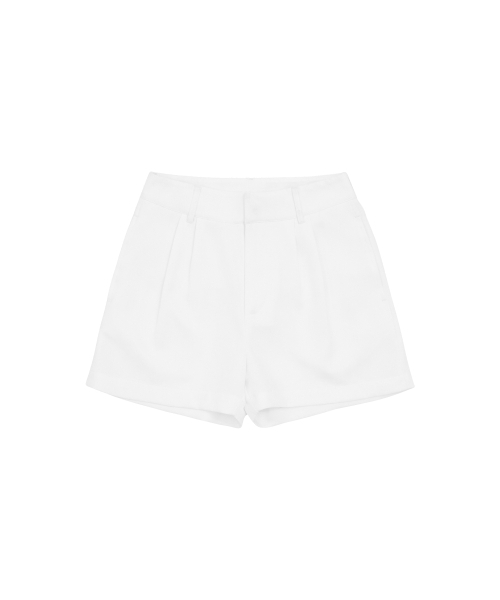 MARDMARD（マードマード）の「クラシックピンタックショートスラックス-ホワイト（その他パンツ・レディース・その他・S/M）」の2枚目の写真