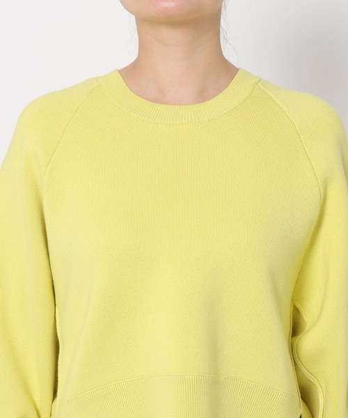 mysty woman（ミスティウーマン）の「スウェットライクニット　643873（ニット/セーター・レディース・ネイビー/イエロー/アイボリー・FREE）」の17枚目の写真