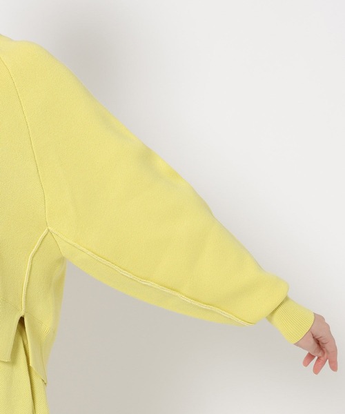 mysty woman（ミスティウーマン）の「スウェットライクニット　643873（ニット/セーター・レディース・ネイビー/イエロー/アイボリー・FREE）」の19枚目の写真