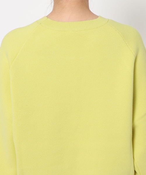 mysty woman（ミスティウーマン）の「スウェットライクニット　643873（ニット/セーター・レディース・ネイビー/イエロー/アイボリー・FREE）」の21枚目の写真
