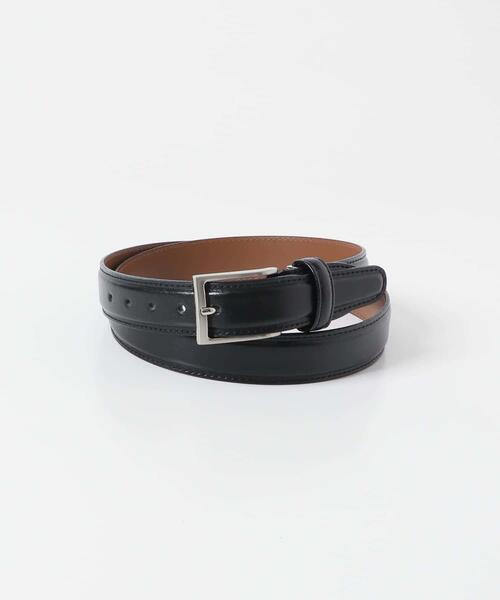 URBAN RESEARCH DOORS（アーバンリサーチドアーズ）の「LIFE STYLE TAILOR　水染めアニリンレザーベルト（ベルト・メンズ・ブラック/ダークブラウン・FREE）」の4枚目の写真