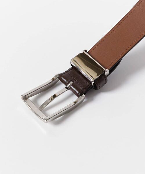 URBAN RESEARCH DOORS（アーバンリサーチドアーズ）の「LIFE STYLE TAILOR　水染めアニリンレザーベルト（ベルト・メンズ・ブラック/ダークブラウン・FREE）」の8枚目の写真