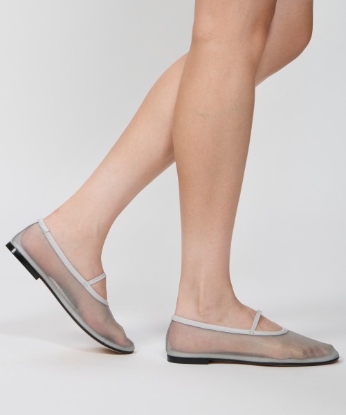 PELLICO SUNNY（ペリーコサニー）の「DOLIA メッシュ バレエシューズ 1.0cm LIGHT GREY（バレエシューズ・レディース・ライトグレー・35/36/37/38）」の7枚目の写真